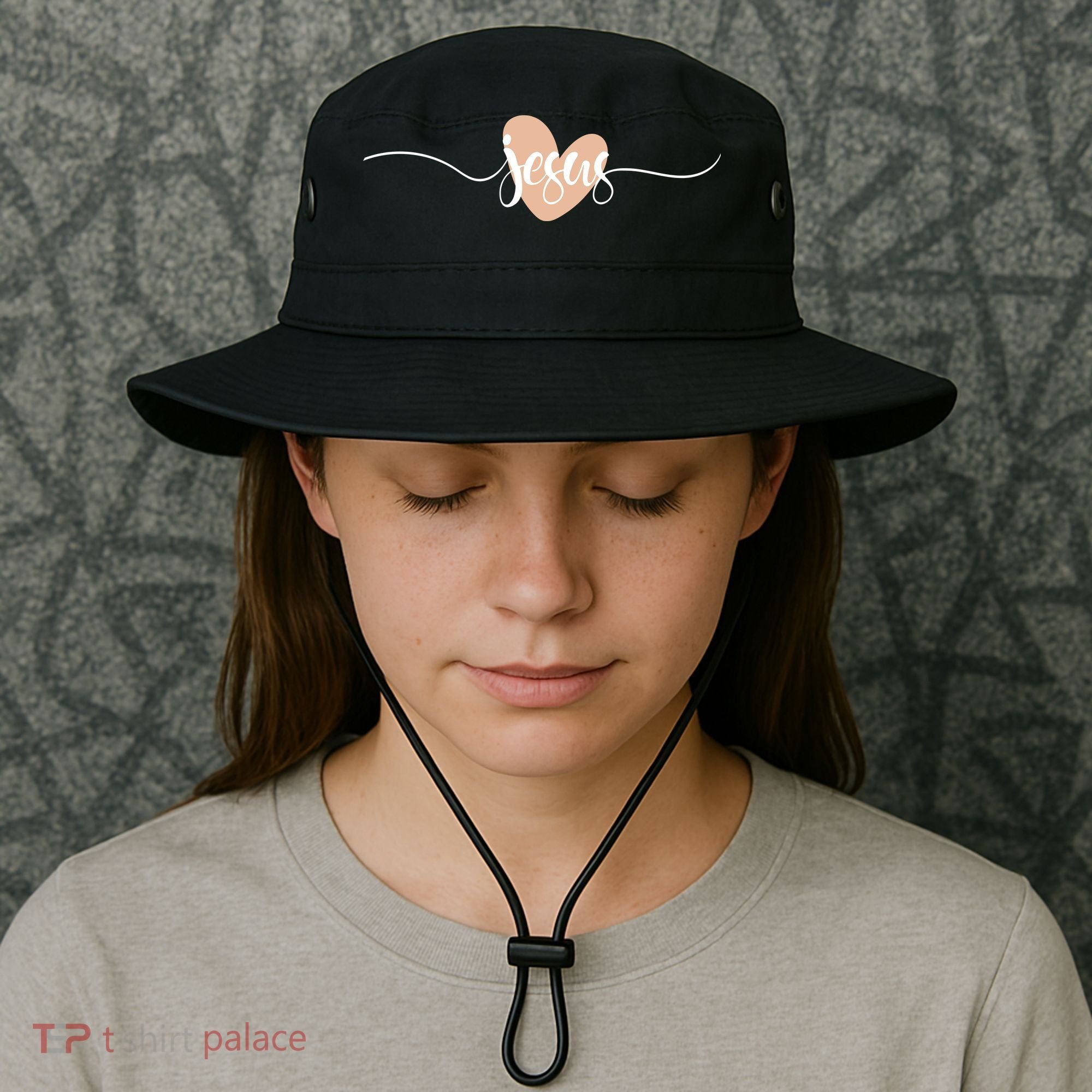 Love Jesus Christian Bucket Hat