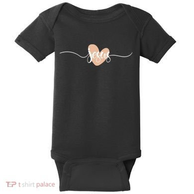 Love Jesus Christian Baby Bodysuit