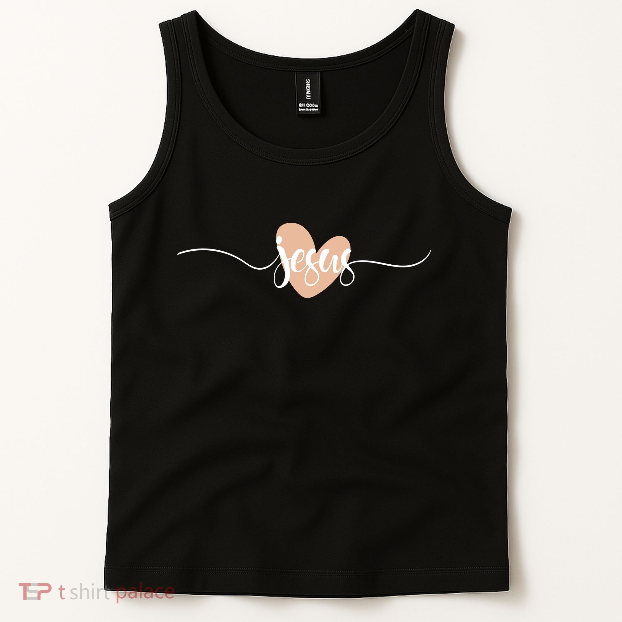Love Jesus Christian Tank Top