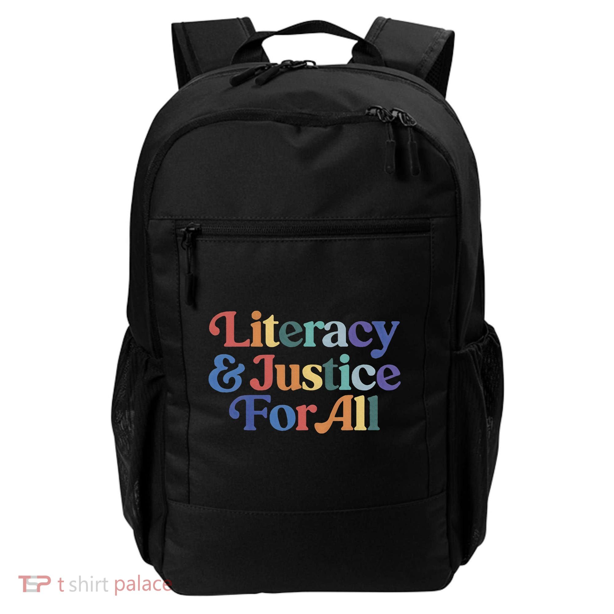 Literacy Justice For All Stop Book Banning Protect Librarian Backpack