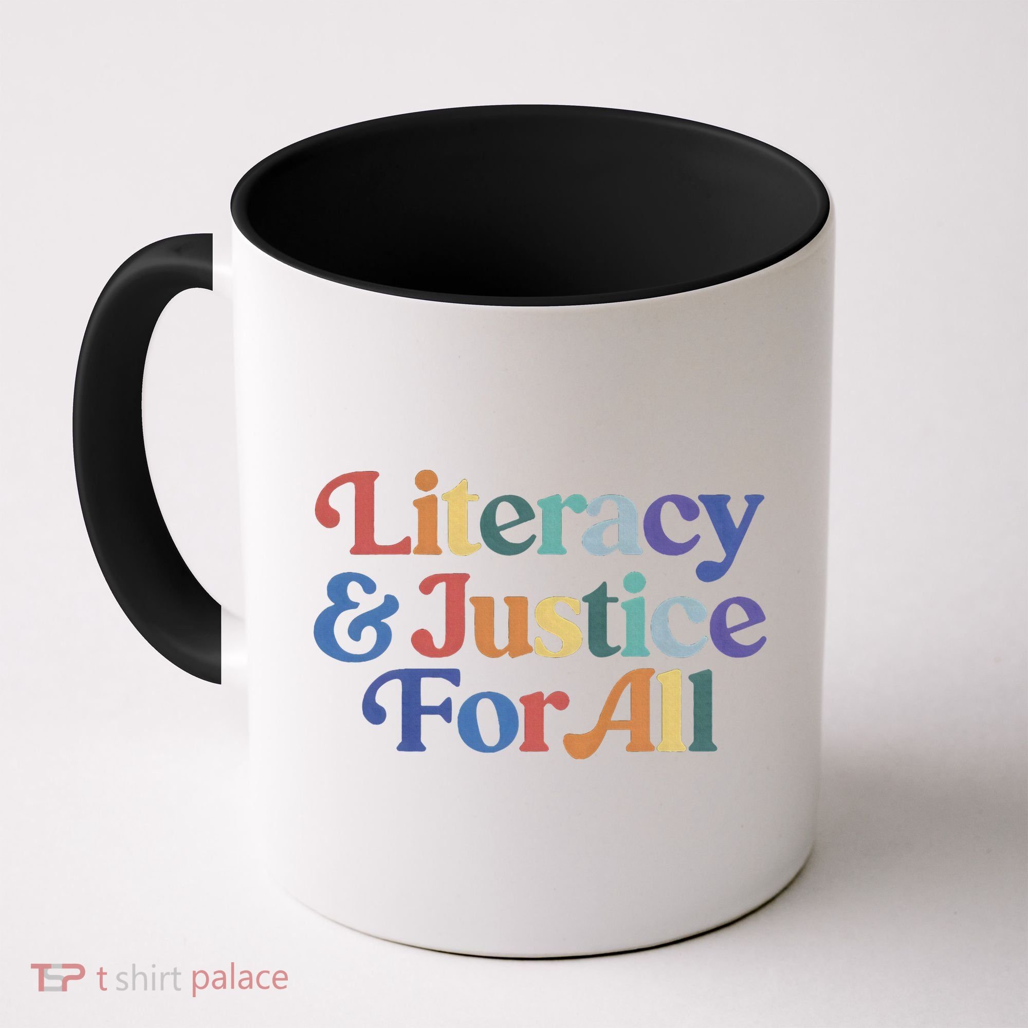 Literacy Justice For All Stop Book Banning Protect Librarian Coffee Mug