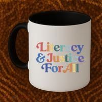 Literacy Justice For All Stop Book Banning Protect Librarian Coffee Mug thumb 2