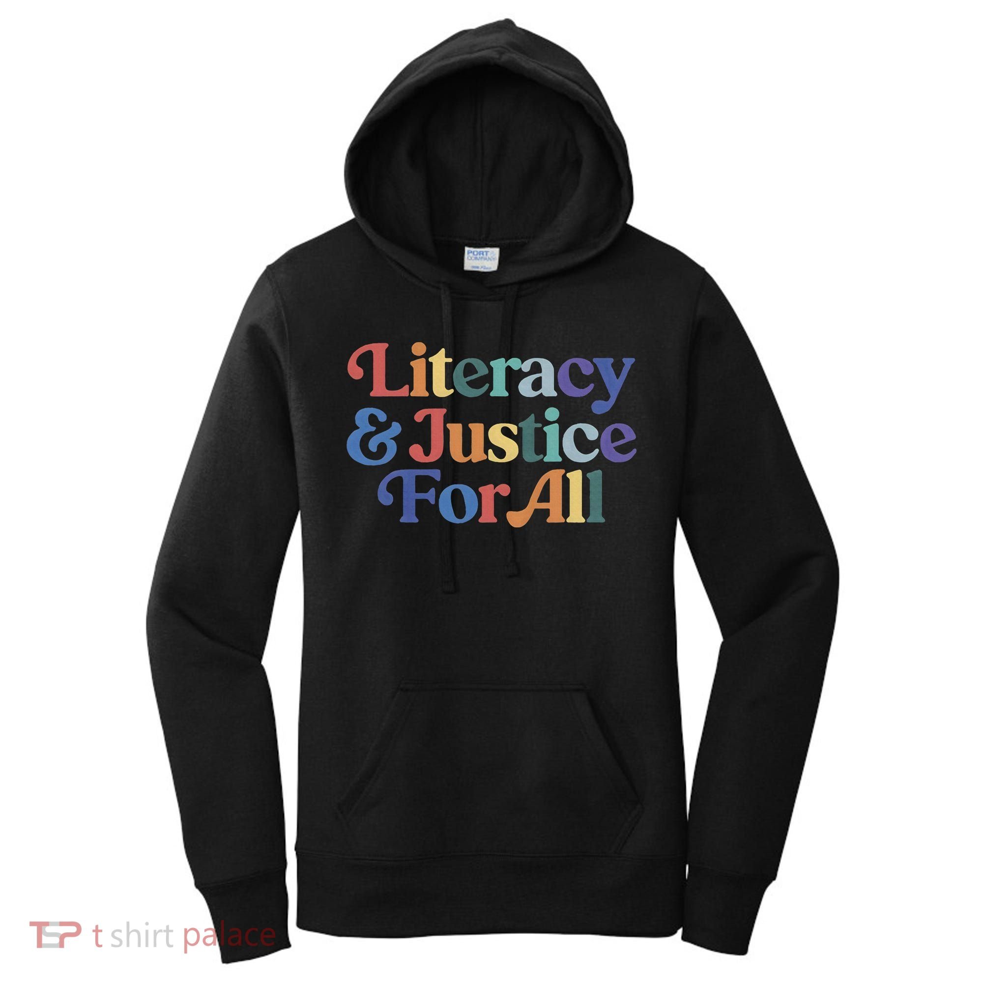 Literacy Justice For All Stop Book Banning Protect Librarian Women's Hoodie