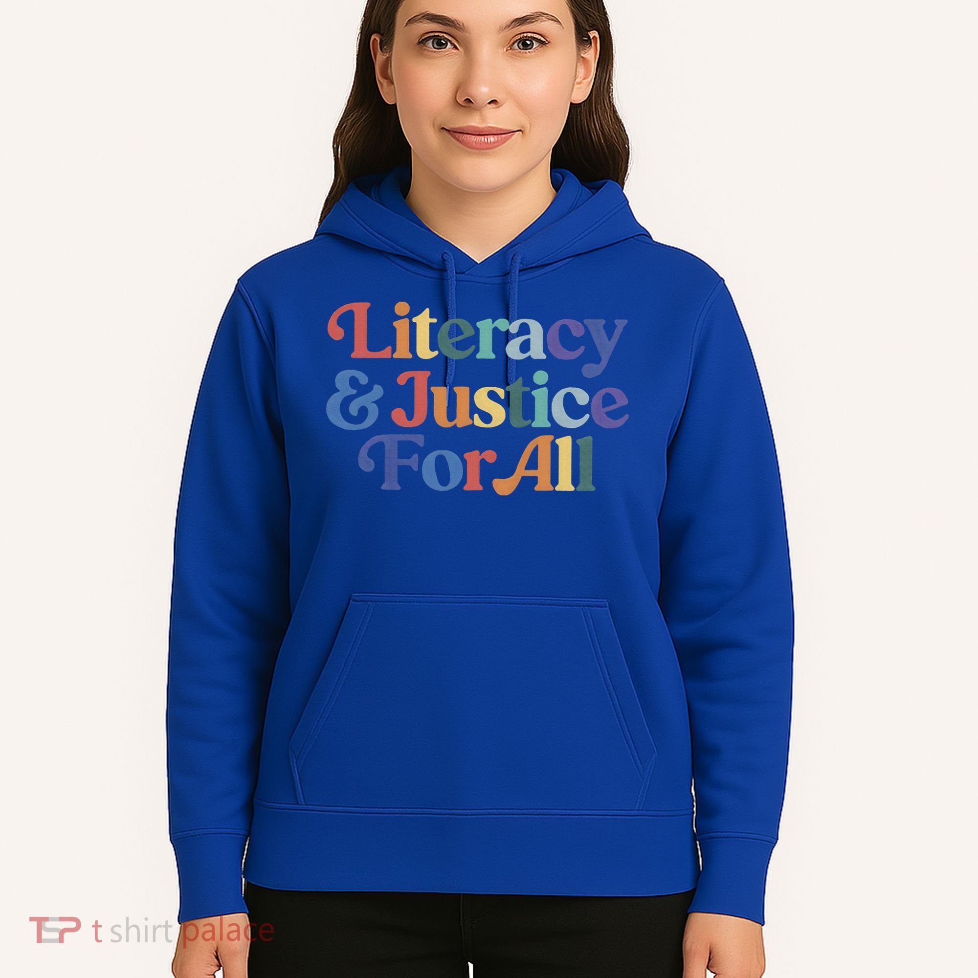 Literacy Justice For All Stop Book Banning Protect Librarian Hoodie
