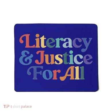 Literacy Justice For All Stop Book Banning Protect Librarian Mousepad
