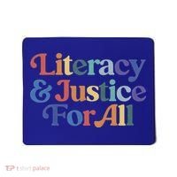 Literacy Justice For All Stop Book Banning Protect Librarian Mousepad thumb 0