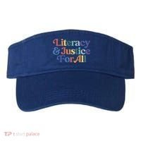 Literacy Justice For All Stop Book Banning Protect Librarian Visor thumb 0