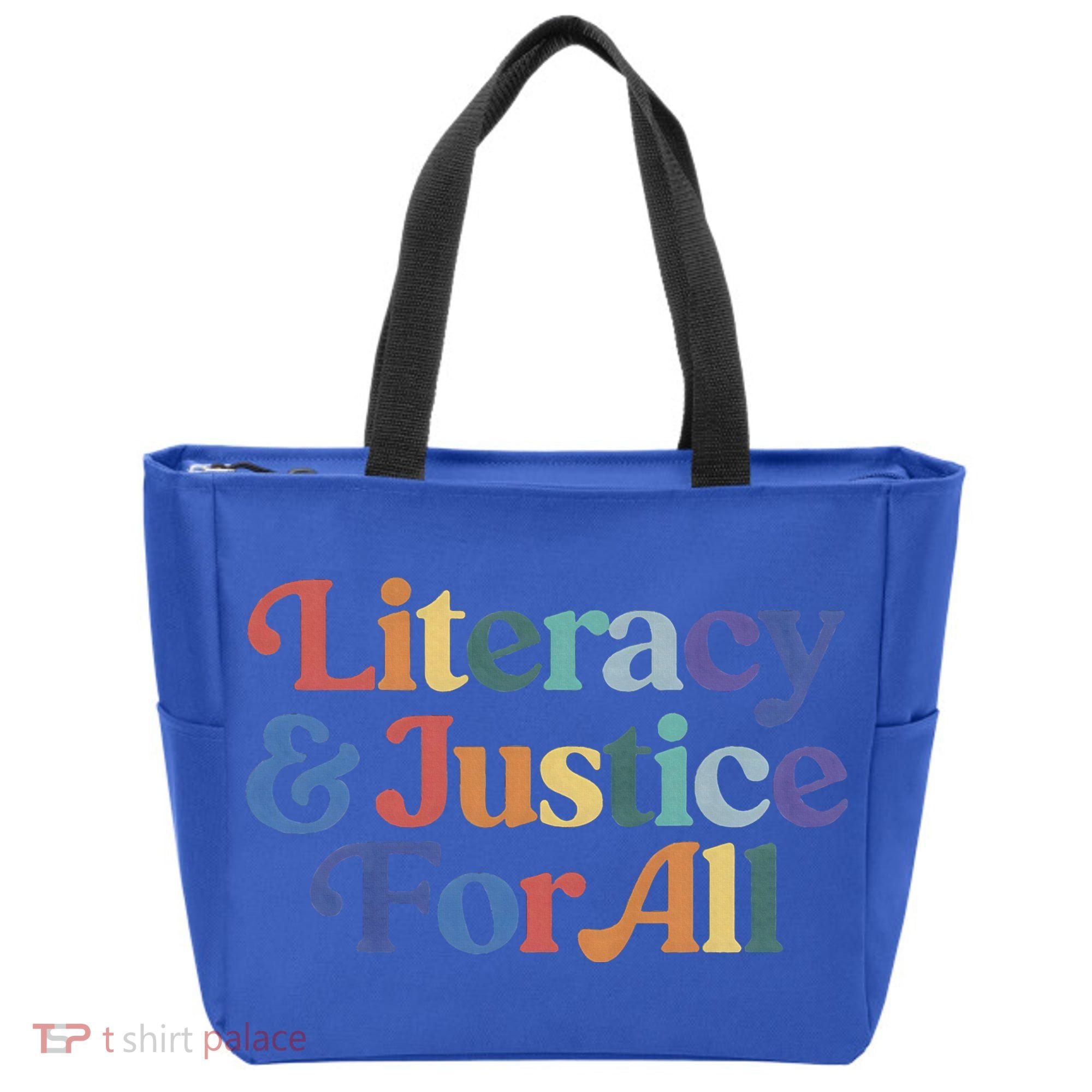 Literacy Justice For All Stop Book Banning Protect Librarian Tote Bag