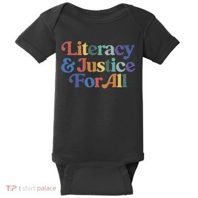 Literacy Justice For All Stop Book Banning Protect Librarian Baby Bodysuit