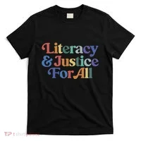 Literacy Justice For All T-Shirt thumb 0