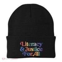 Literacy Justice For All Beanie thumb 0