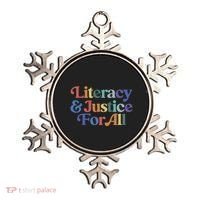 Literacy Justice For All Ornament thumb 0