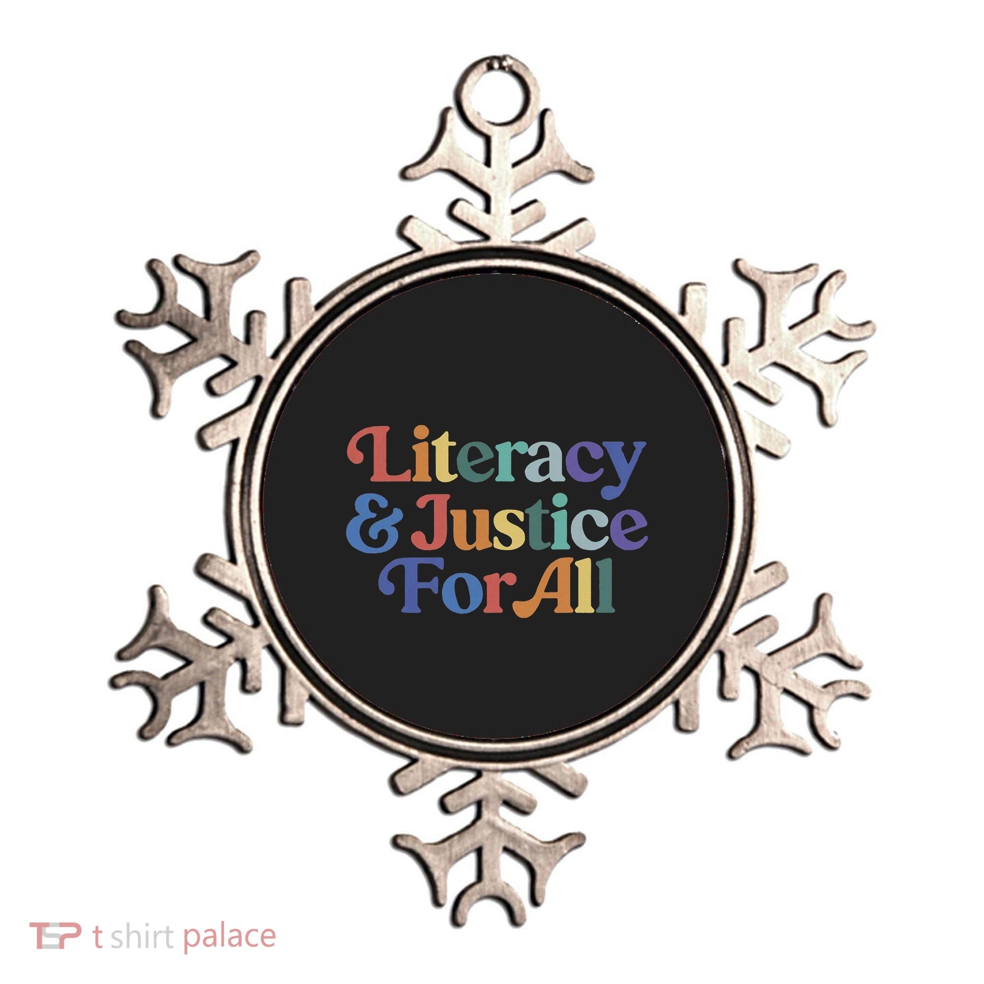 Literacy Justice For All Ornament