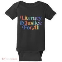 Literacy Justice For All Baby Bodysuit thumb 0