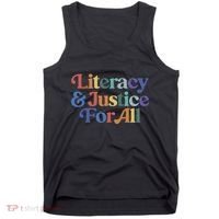 Literacy Justice For All Tank Top thumb 0