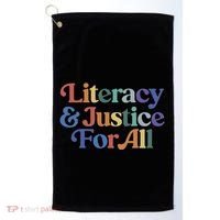 Literacy Justice For All Golf Towel thumb 0