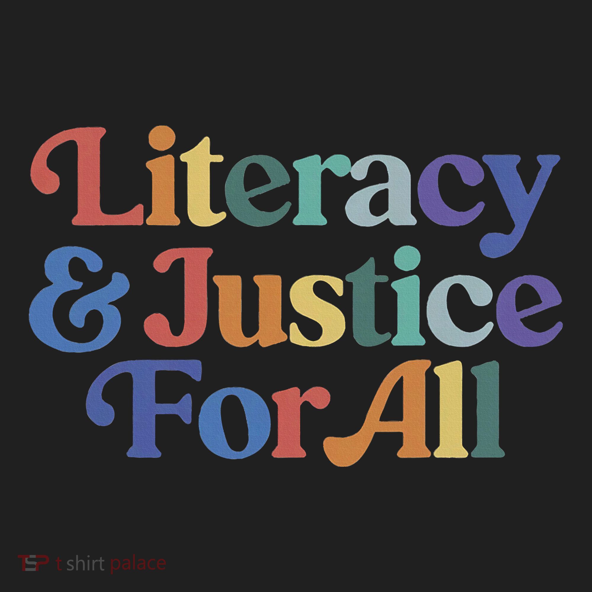 Literacy Justice For All Golf Towel