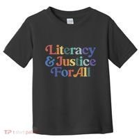 Literacy Justice For All Toddler T-Shirt thumb 0