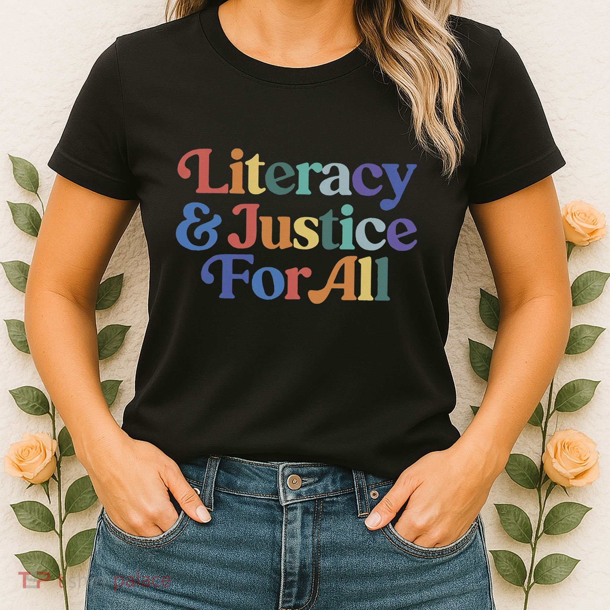 Literacy Justice For All Women's T-Shirt