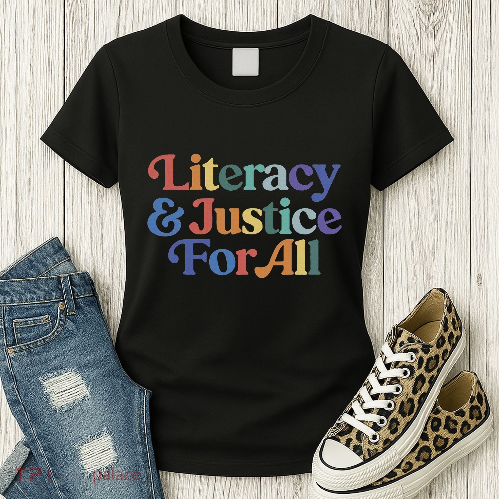 Literacy Justice For All Women's T-Shirt