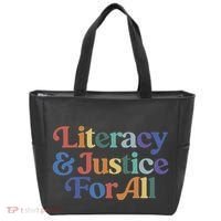 Literacy Justice For All Tote Bag thumb 0