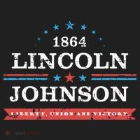Lincoln Johnson Funny Presidential Campaign 1864 Beanie thumb 2