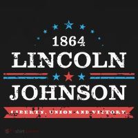 Lincoln Johnson Funny Presidential Campaign 1864 Women's Hoodie thumb 2