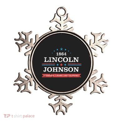 Lincoln Johnson Funny Presidential Campaign 1864 Ornament