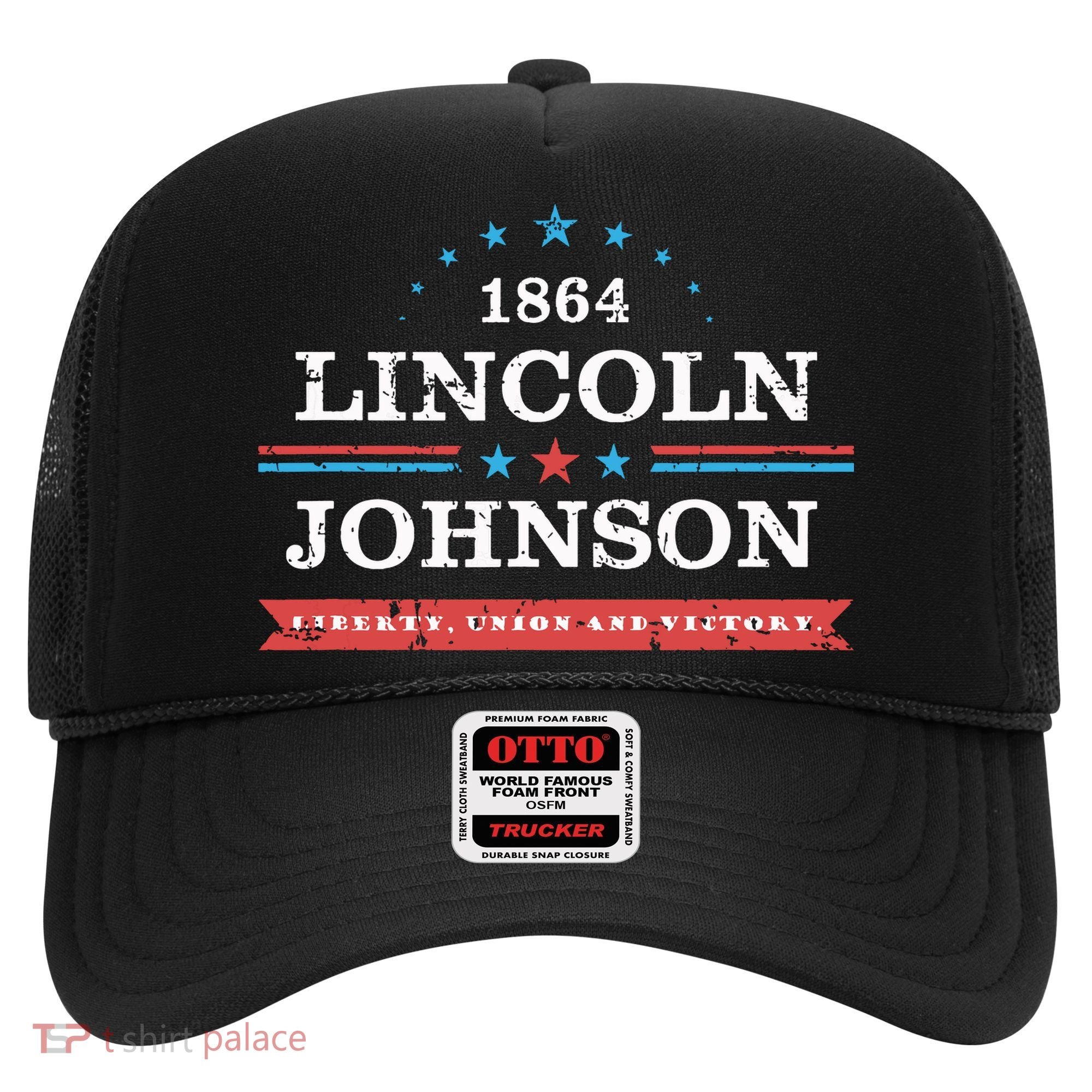 Lincoln Johnson Funny Presidential Campaign 1864 Hat