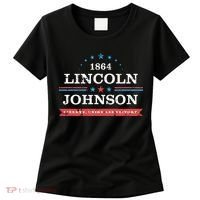 Lincoln Johnson Funny Presidential Campaign 1864 Women's T-Shirt thumb 0