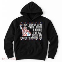 Liberty Justice For All Patriotic Pro American Hoodie thumb 0
