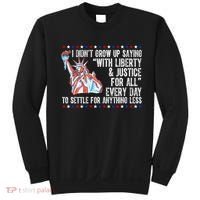Liberty Justice For All Patriotic Pro American Sweatshirt thumb 0