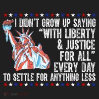 Liberty Justice For All Patriotic Pro American Golf Towel thumb 3