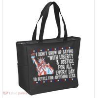 Liberty Justice For All Patriotic Pro American Tote Bag thumb 2