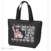 Liberty Justice For All Patriotic Pro American Tote Bag thumb 3