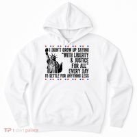 Liberty Justice For All Patriotic 4th Of July Hoodie thumb 0