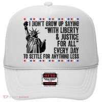Liberty Justice For All Patriotic 4th Of July Hat thumb 0