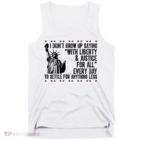 Liberty Justice For All Patriotic 4th Of July Tank Top thumb 0