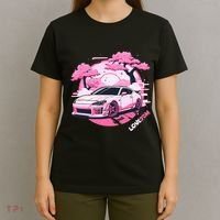 Love Jdm Girl Racer Pink Japanese Race Car T-Shirt thumb 4
