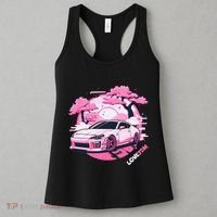 Love Jdm Girl Racer Pink Japanese Race Car Women's Tank Top thumb 3