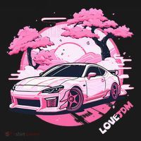 Love Jdm Girl Racer Pink Japanese Race Car Women's Tank Top thumb 5