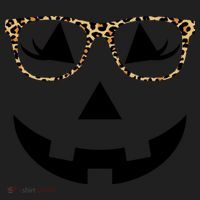 Leopard Jack O Lantern Pumpkin Face Beanie thumb 2