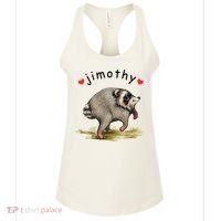 Love Jimothy Raccoon Seattle Feral Funny Trash Panda Women's Tank Top thumb 0