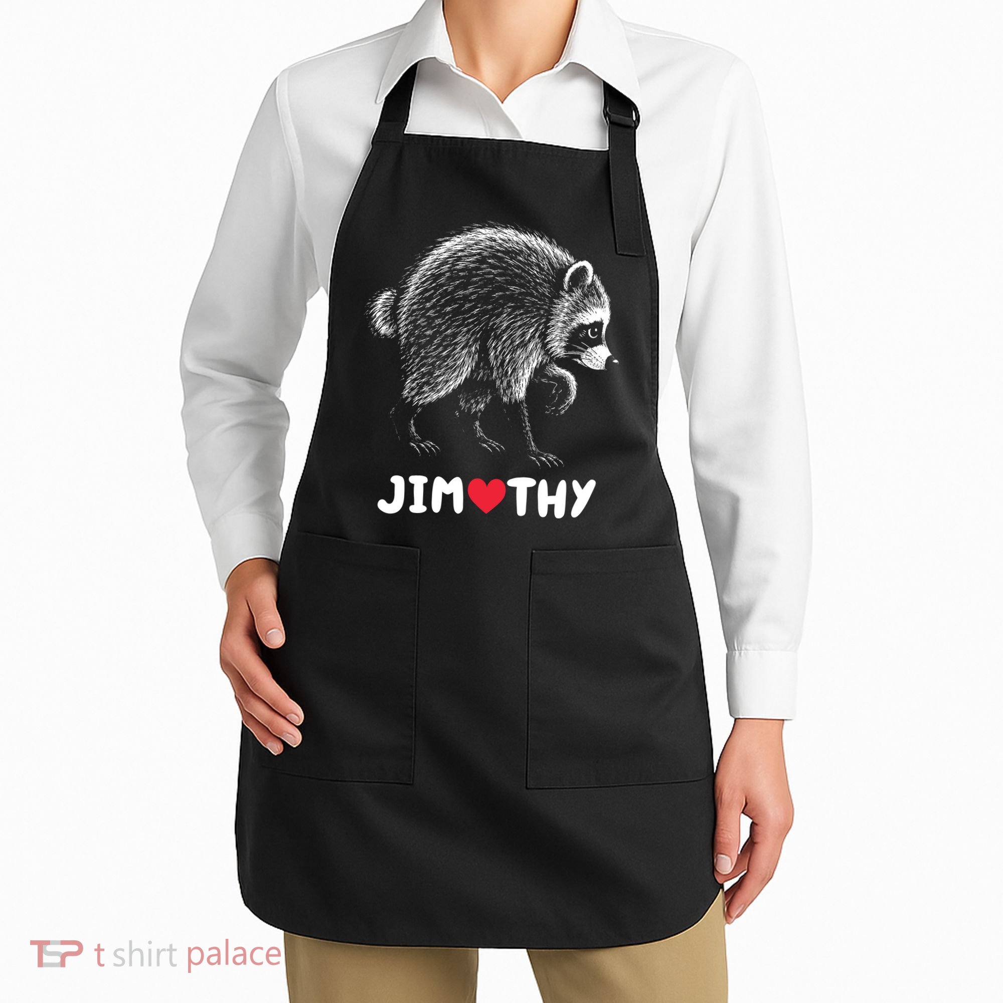 Love Jimothy Raccoon Apron