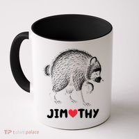 Love Jimothy Raccoon Coffee Mug thumb 0