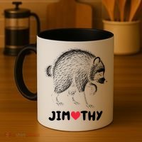 Love Jimothy Raccoon Coffee Mug thumb 4