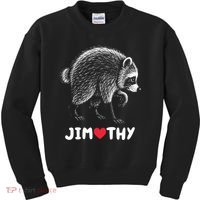 Love Jimothy Raccoon Kids Sweatshirt thumb 0