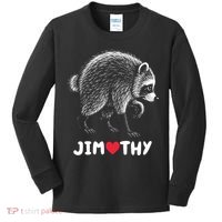 Love Jimothy Raccoon Kids Long Sleeve Shirt thumb 0