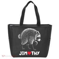 Love Jimothy Raccoon Tote Bag thumb 0