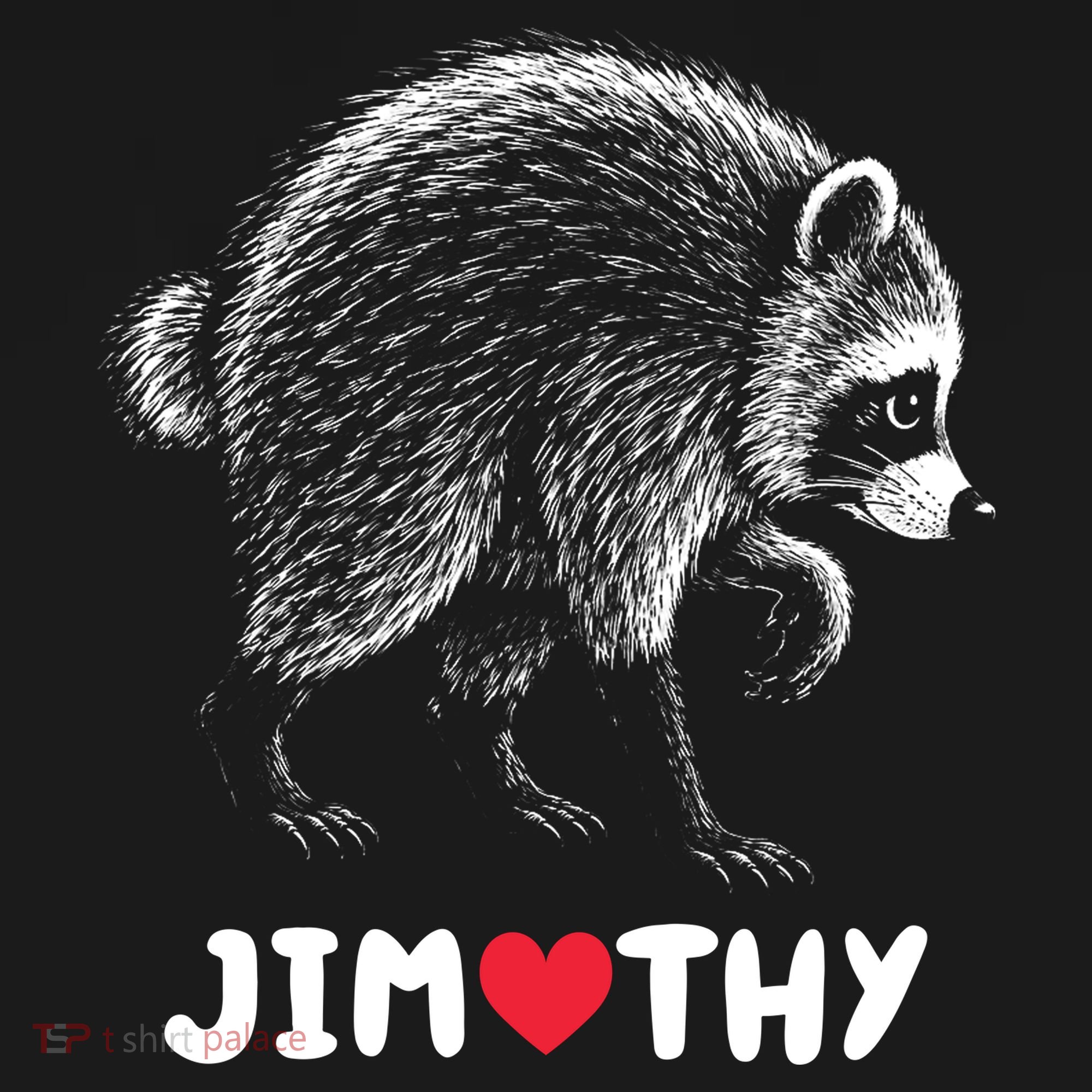Love Jimothy Raccoon Tote Bag